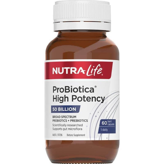 NutraLife Probiotica High Potency 紐西蘭紐樂 高效益生菌膠囊 60粒