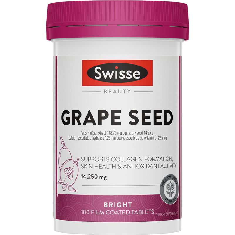 Swisse Grape Seed 澳洲，高濃度葡萄籽 花青素 180粒