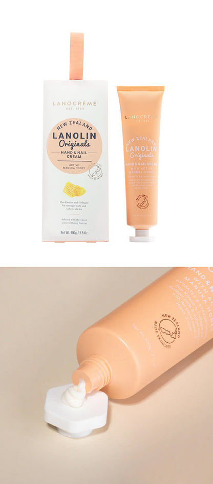 Lanocrème Lanolin Hand Cream Manuka Honey，紐西蘭蘭儂，羊毛脂麥蘆卡蜂蜜護手霜 100g